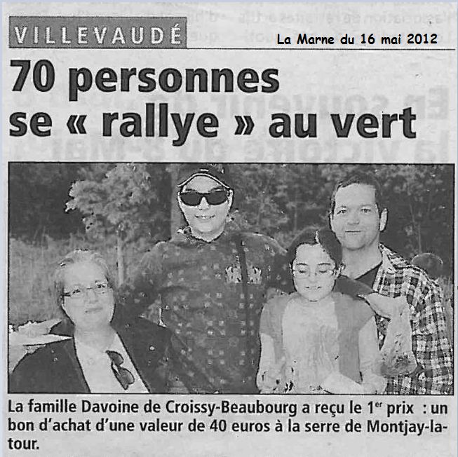 Rallye pédestre au hameau de Bordeaux