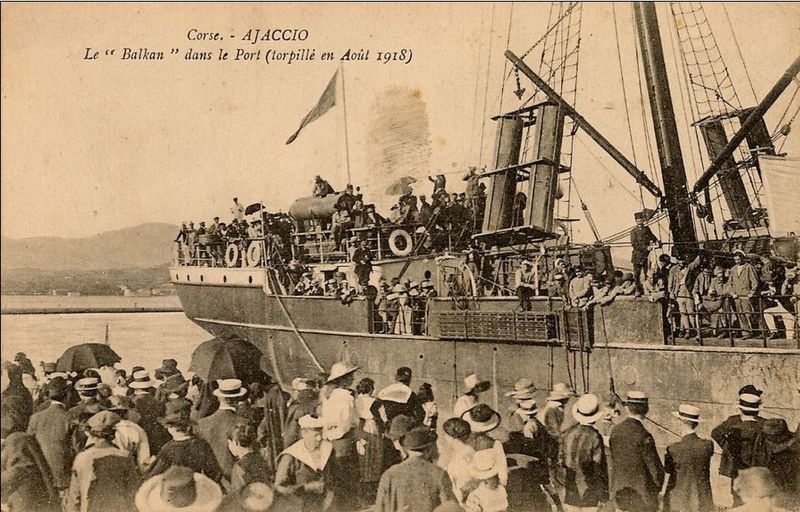 Le torpillage du vapeur « Balkan » le 16 août 1918