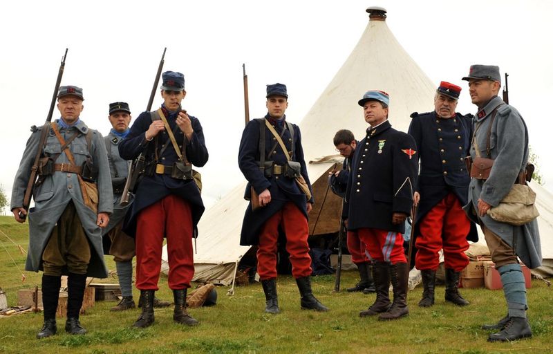 Meaux, Histoire vivante, Les poilus sur le pied de guerre