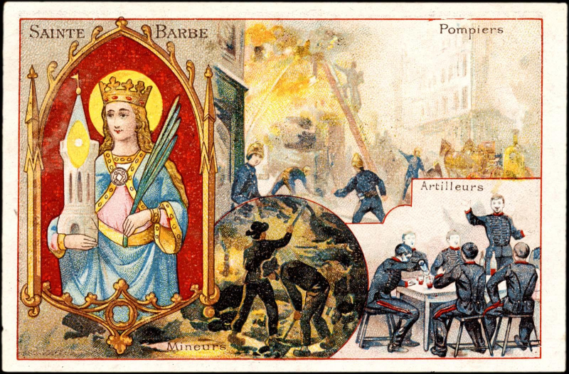 Barbe, la sainte patronne des pompiers