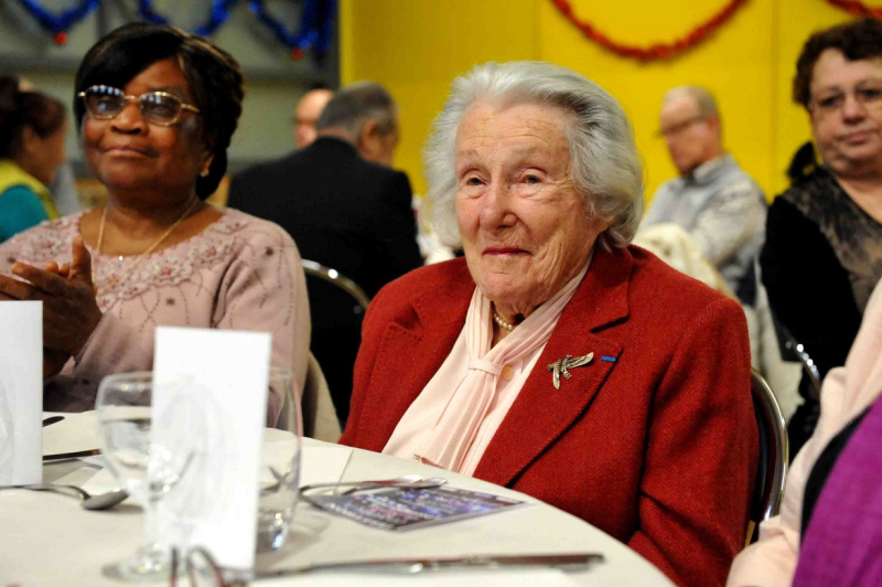 Geneviève Bossu mise à l’honneur au repas des Seniors 2019