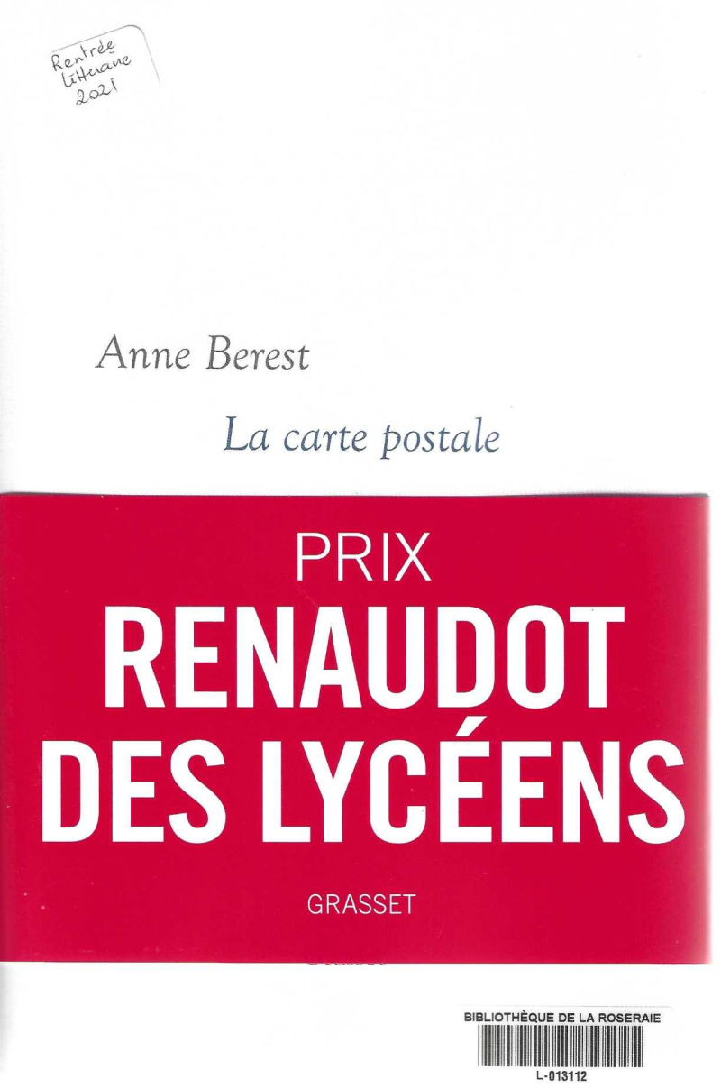La carte postale, Anne Berest
