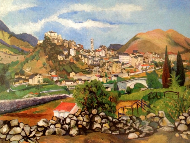 Suzanne Valadon et son fils Utrillo en Corse, avant la grande guerre
