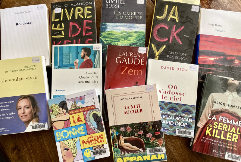 Rentrée littéraire  septembre 2025